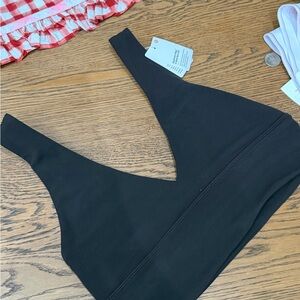 Lululemon x Peloton Brown Align V-Neck Bra